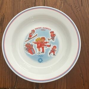 Corelle Winter Olympics 1984 bowl